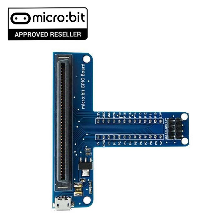 Iotcart Micro:Bit T-type GPIO Board 21 GPIO Pins - Expansion Board for BBC Micro:Bit