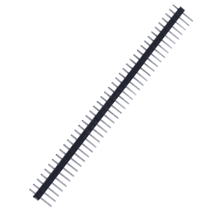 Iotcart SES-P-1584 40x1 Pin 2.54mm Male Header Strip - Breadboard & PCB Connector