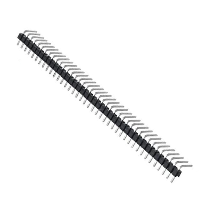 Iotcart 40x1 Male Berg Strip 2.54mm Right Angle Connector for PCB & Breadboard