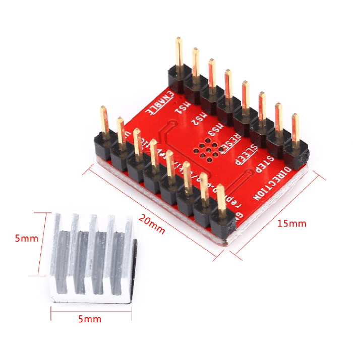 Iotcart A4988 Stepper Motor Driver 35V 2A - Buy Online in India