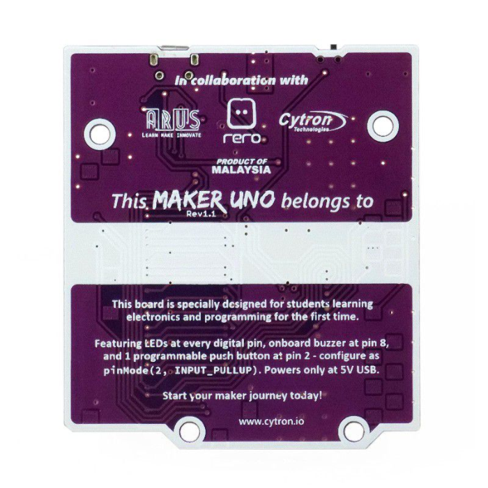 Cytron Maker UNO Microcontroller Board for Arduino Education