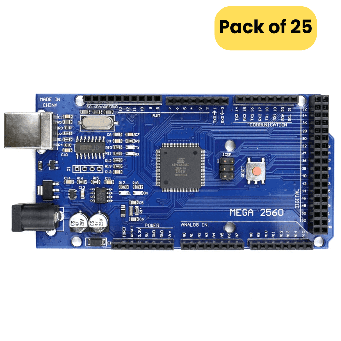 Arduino Mega 2560 ATmega2560 54 I/O Pins - 25 Pack for Projects