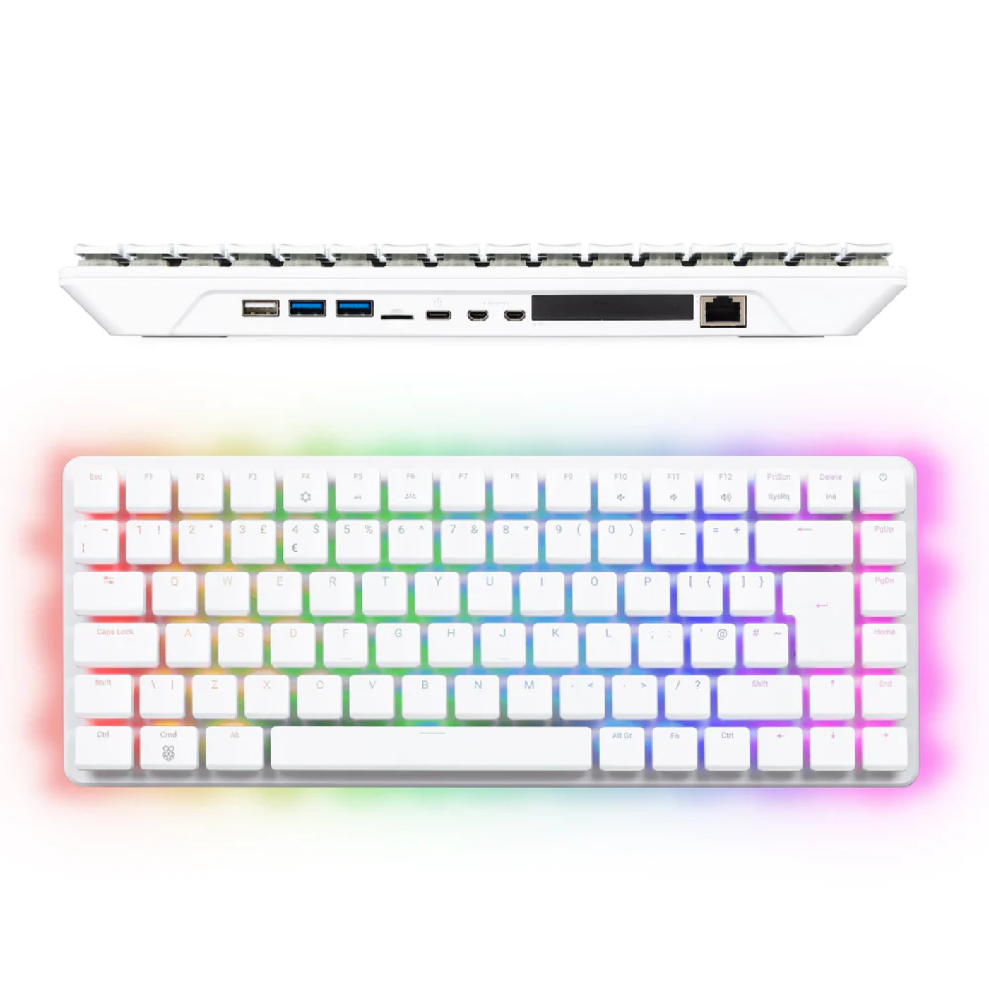 Official Raspberry Pi 500+ Unit Only - Premium Desktop Computer (US Layout)