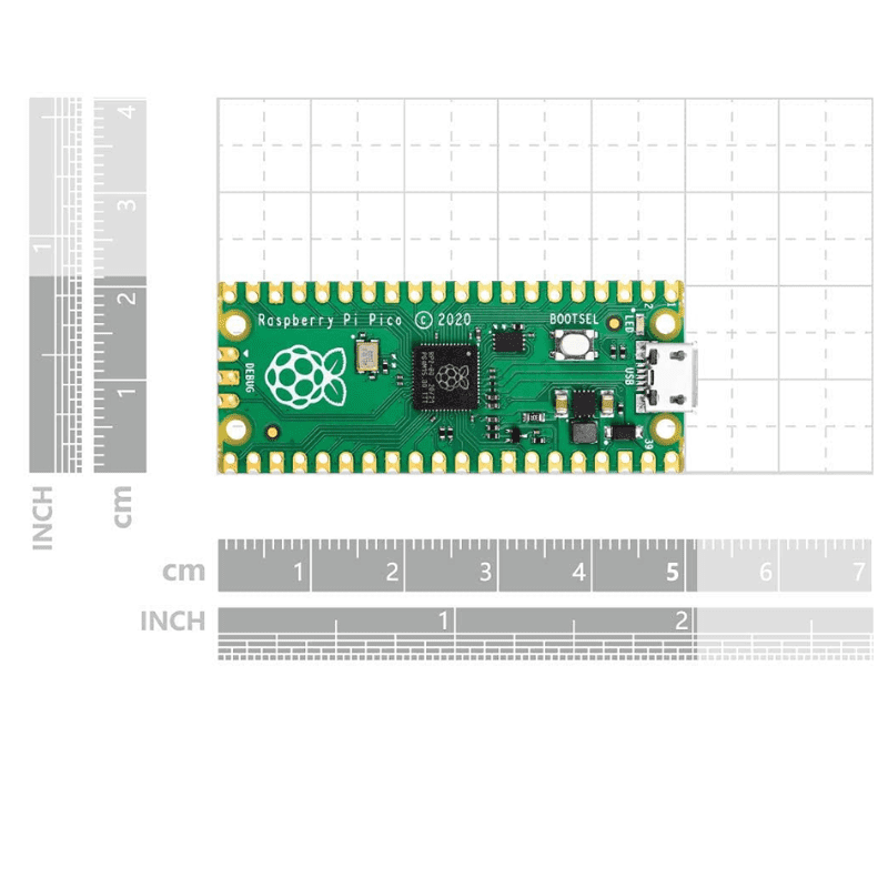 Raspberry Pi Pico Microcontroller Board - (Pack of 50)