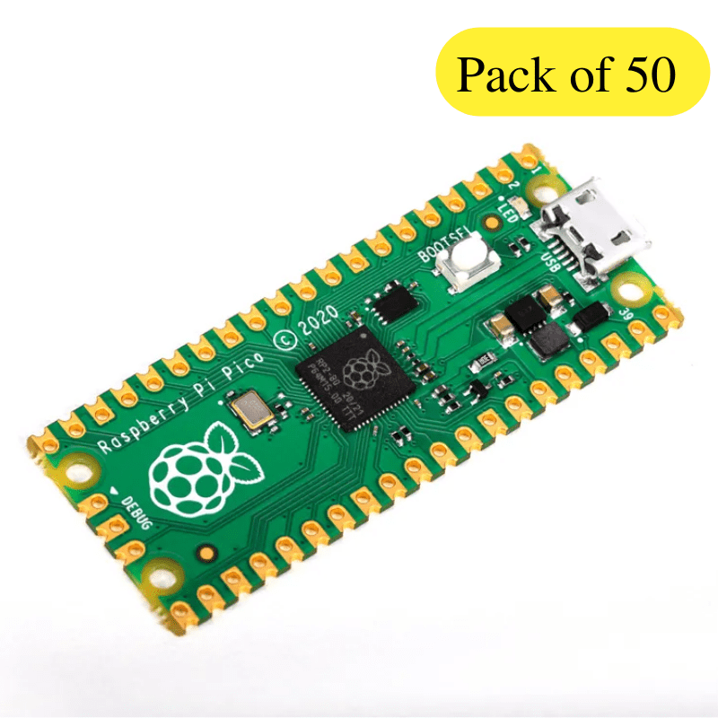 Raspberry Pi Pico Microcontroller Board - (Pack of 50)