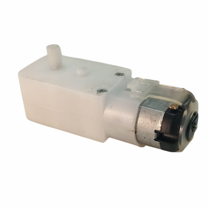 Iotcart 100 RPM Straight Single Shaft BO Motor - DC Geared Motor for Robotics