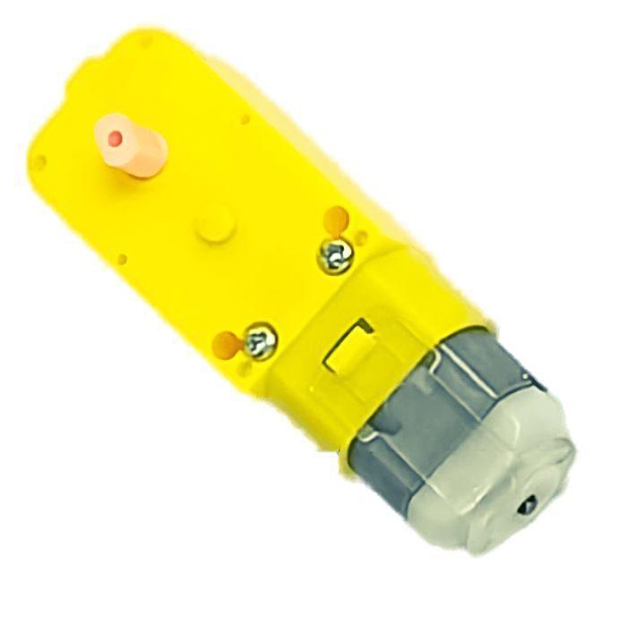 Iotcart 100 RPM Straight Single Shaft BO Motor - DC Geared Motor for Robotics
