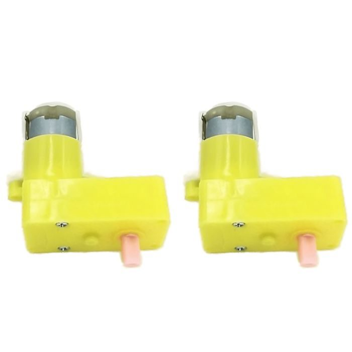 60 RPM L Shaped Single Shaft BO Motor (2 pcs)