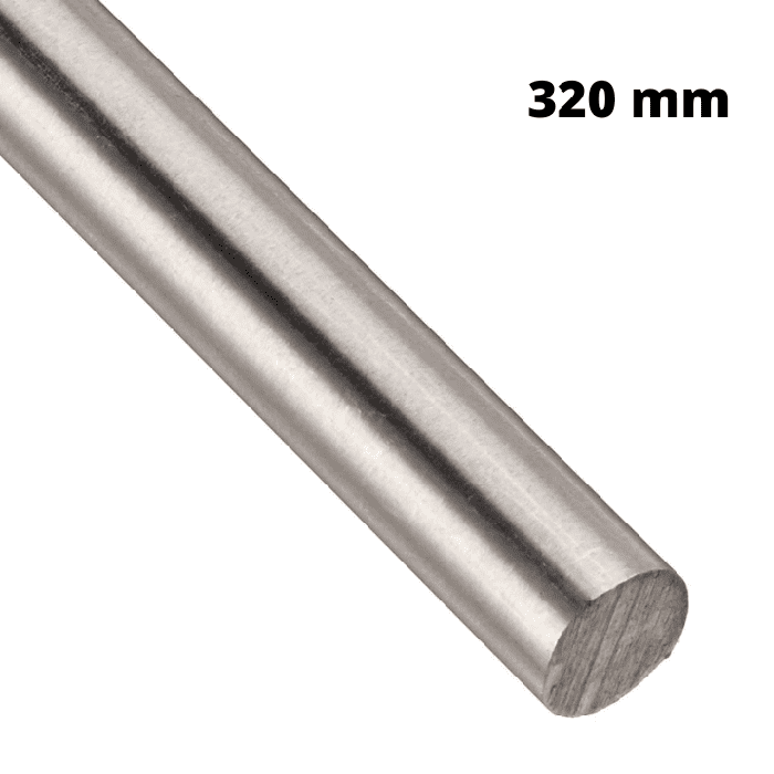 Iotcart SES-P-170 8mm 320mm Stainless Steel Linear Rod for 3D Printers & CNC Machines