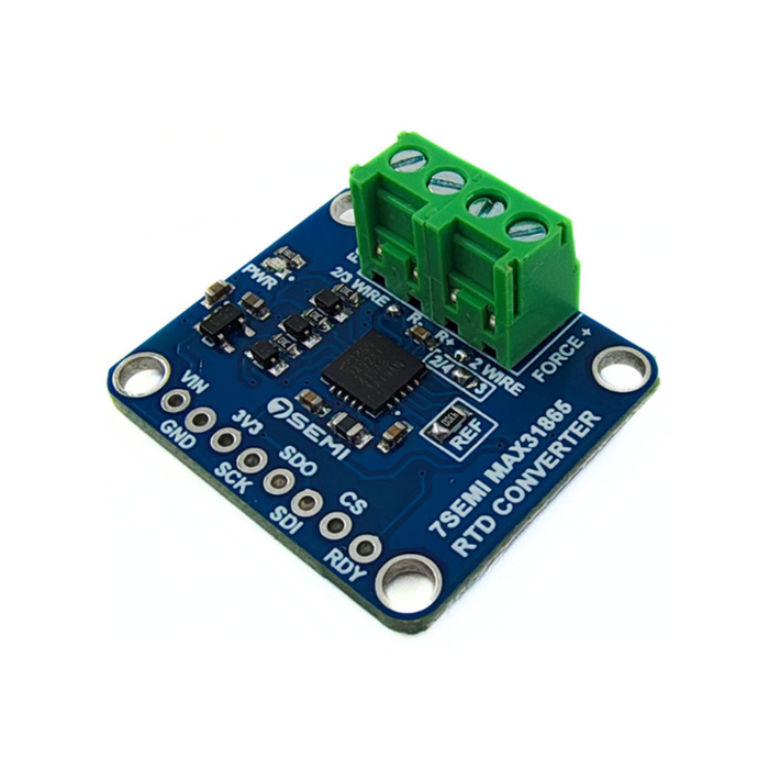 PT100 RTD 2-Wire Temperature Sensor Breakout Board with MAX31865 Amplifier -7Semi