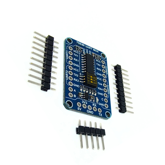 UART Mux 4 Channel Breakout Board (SN74LV4052) -7Semi