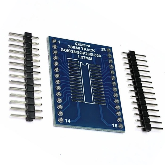 SOIC28/SOP28/SO28 TSSOP28/SSOP28 Adapter PCB Board - 7Semi