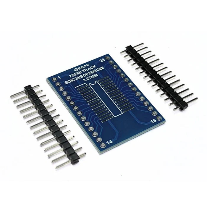 SOIC28/SOP28/SO28 TSSOP28/SSOP28 Adapter PCB Board - 7Semi
