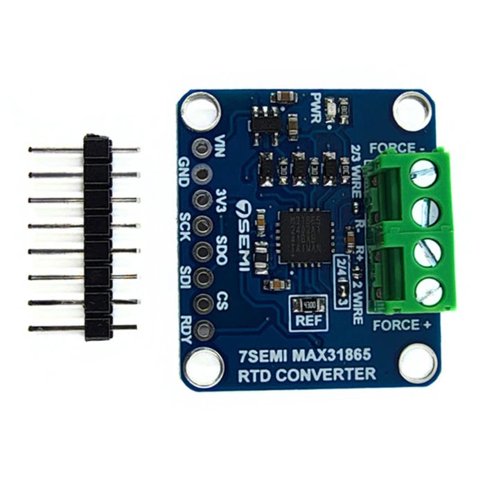 PT100 RTD 3-Wire Temperature Sensor Breakout Board with MAX31865 Amplifier - 7Semi