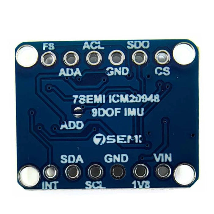 ICM-20948 9DoF IMU Breakout Board (MPU-9250 Upgrade) - 7Semi