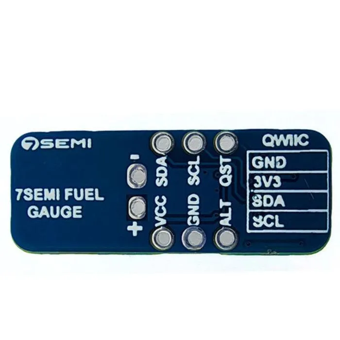 7Semi MAX17048 Li-Ion Fuel Gauge Breakout Board - Battery Monitor for Arduino & Raspberry Pi