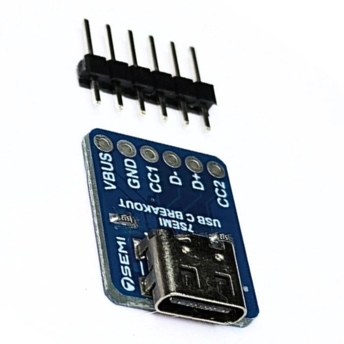 USB Type-C Connector Breakout (Female) - 7Semi