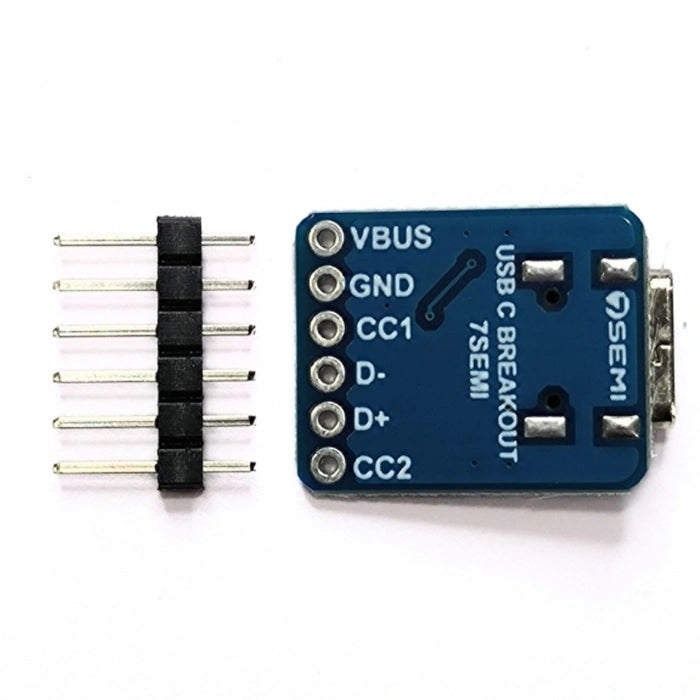 USB Type-C Connector Breakout (Female) - 7Semi