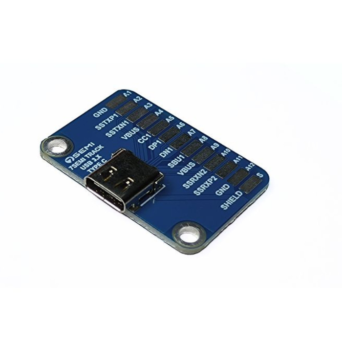 USB 3.1 PCB Connector Type C Female Breakout Board -7Semi