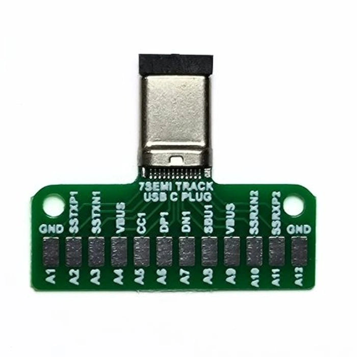 USB 3.1 Type-C Male Breakout Board (24-Pin) - 7Semi