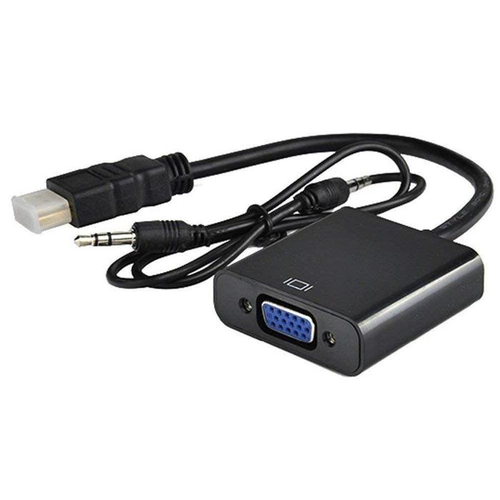 Iotcart HDMI to VGA Converter with Audio 1080p - Raspberry Pi Compatible