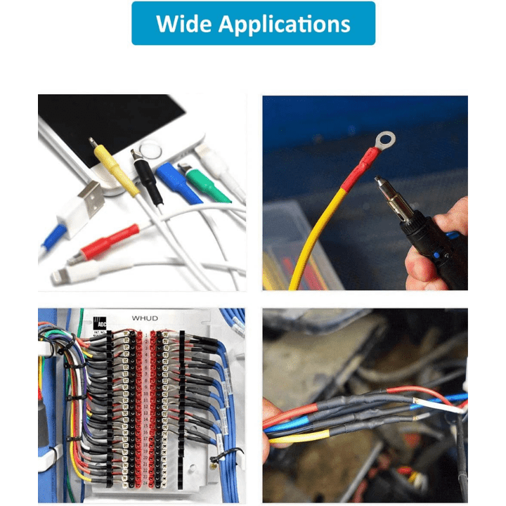 4mm Heat Shrink Tube Black - 1 Meter