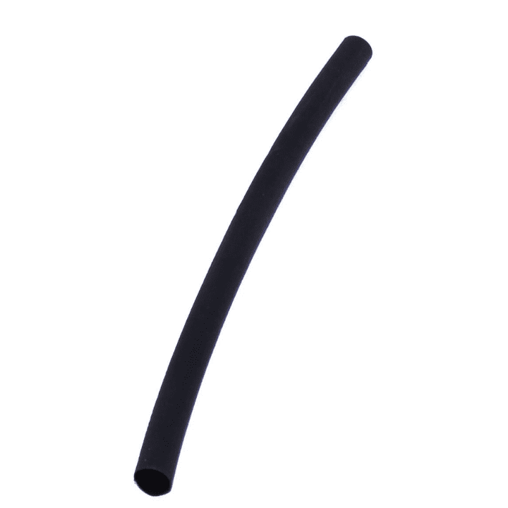 4mm Heat Shrink Tube Black - 1 Meter