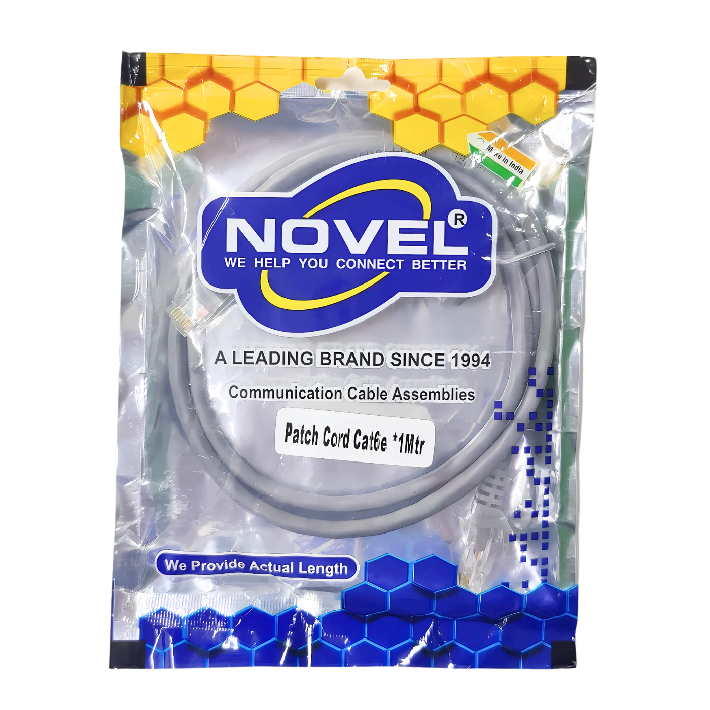 NOVEL Cat 6E Patch Cord Cable 1 Meter