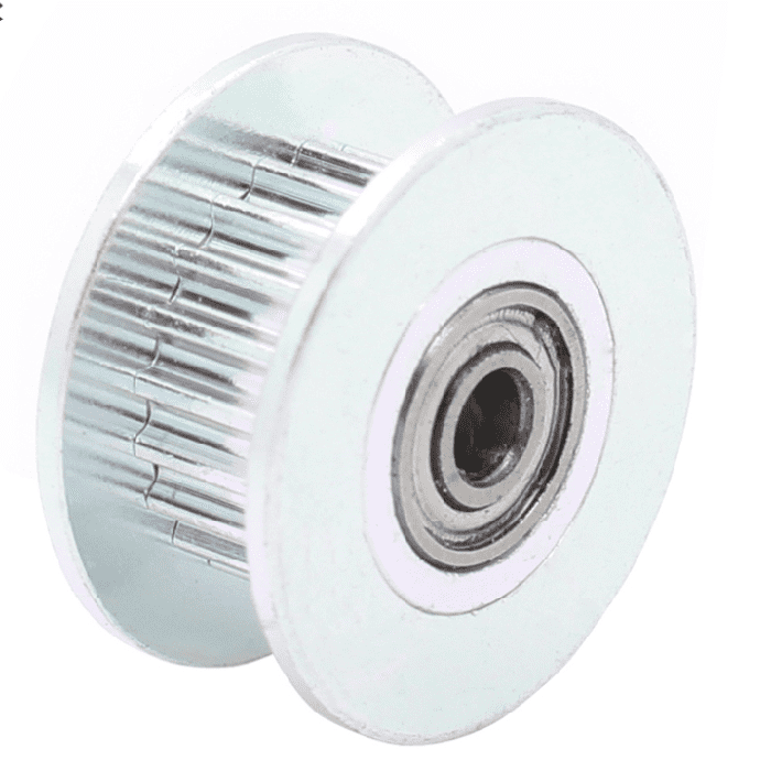 Iotcart 2GT 20T 5mm Bore Aluminum Idler Pulley for 6mm GT2 Belt - 3D Printer & CNC Component