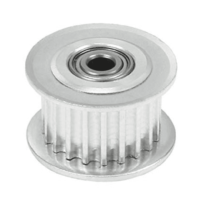 Iotcart 2GT 20T 5mm Bore Aluminum Idler Pulley for 6mm GT2 Belt - 3D Printer & CNC Component