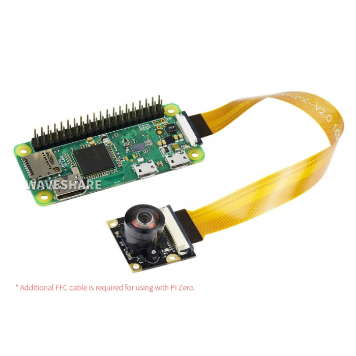 Waveshare RPi Camera (M) with Fisheye Lens
