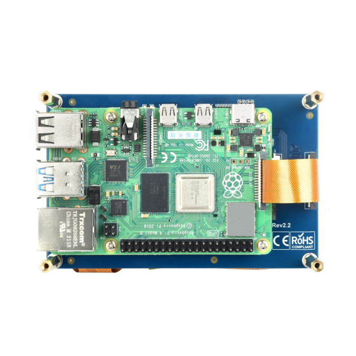 Waveshare 4.3inch DSI LCD Capacitive Touch Display 800×480 for Raspberry Pi
