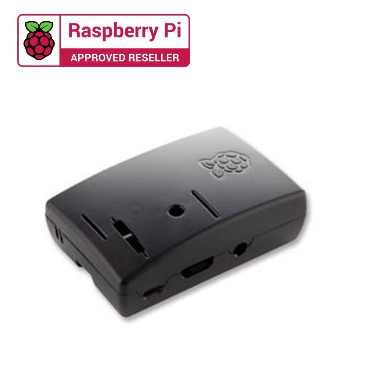 Raspberry Pi Black Case for Model 3B, 3B+ and 2B (Multicomp)