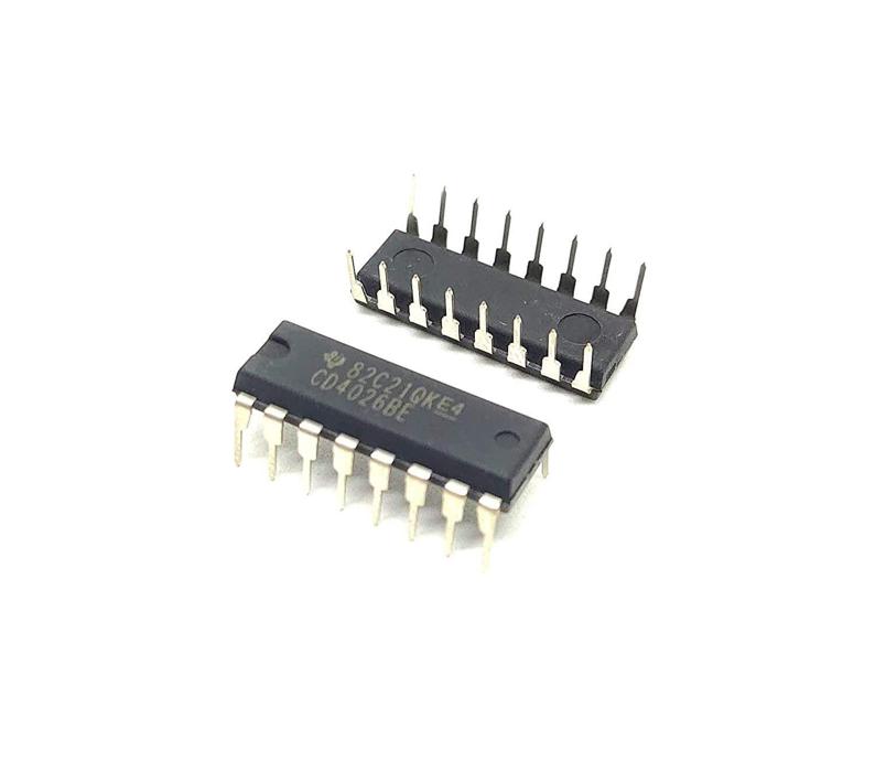 CD4026 Decade Counter/Divider IC - 7-Segment Display Driver