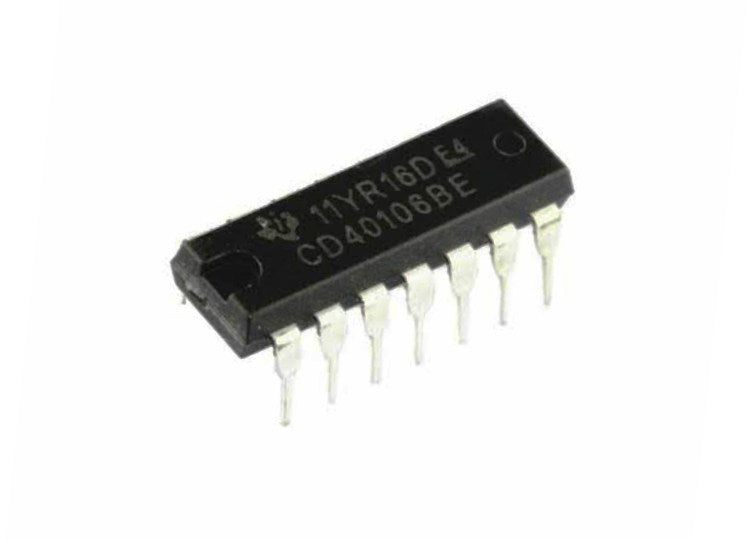 CD40106 - Hex Schmitt Trigger Inverter IC