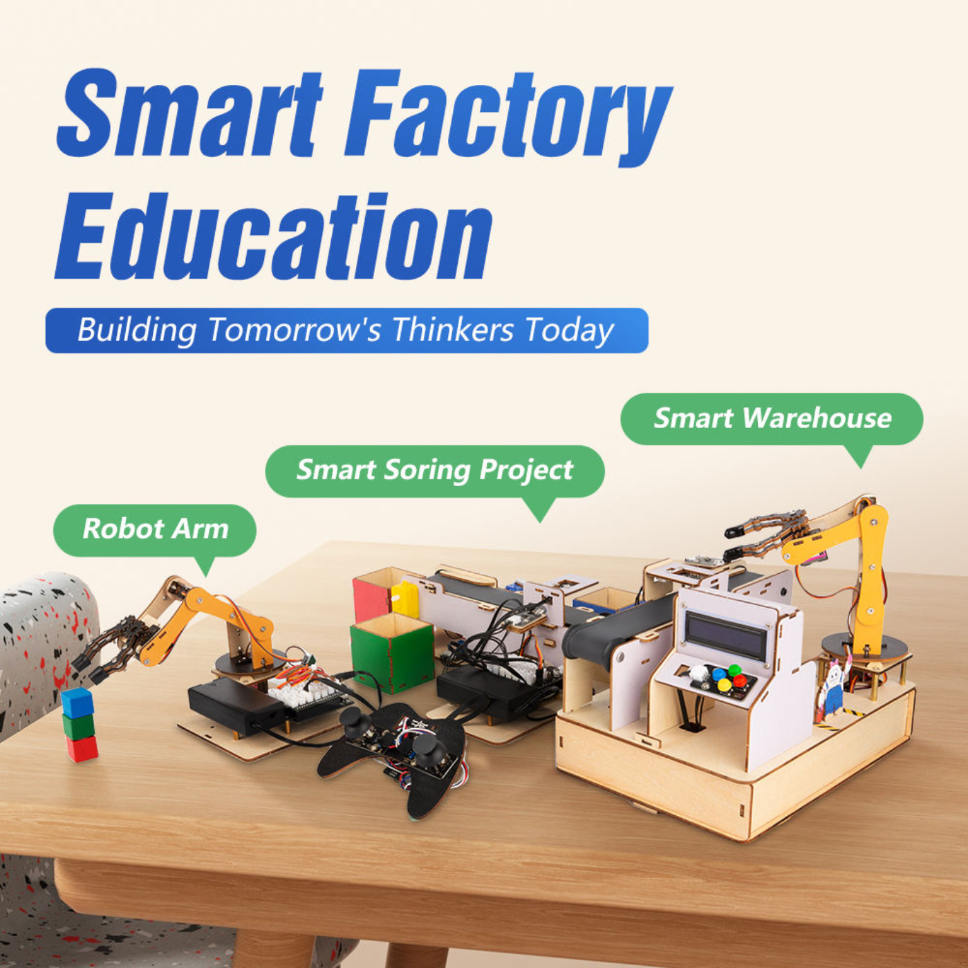ACEBOTT Smart Factory STEM Education Kit Level 1