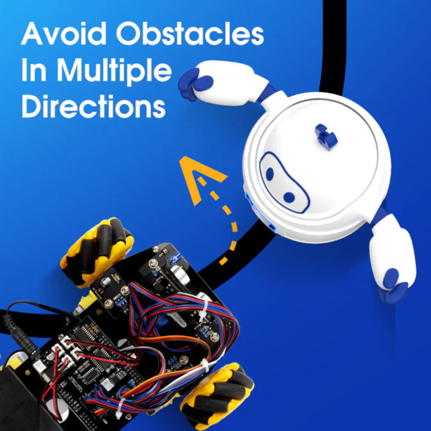 ACEBOTT ESP32 4WD Smart Robot Car Kit for Arduino