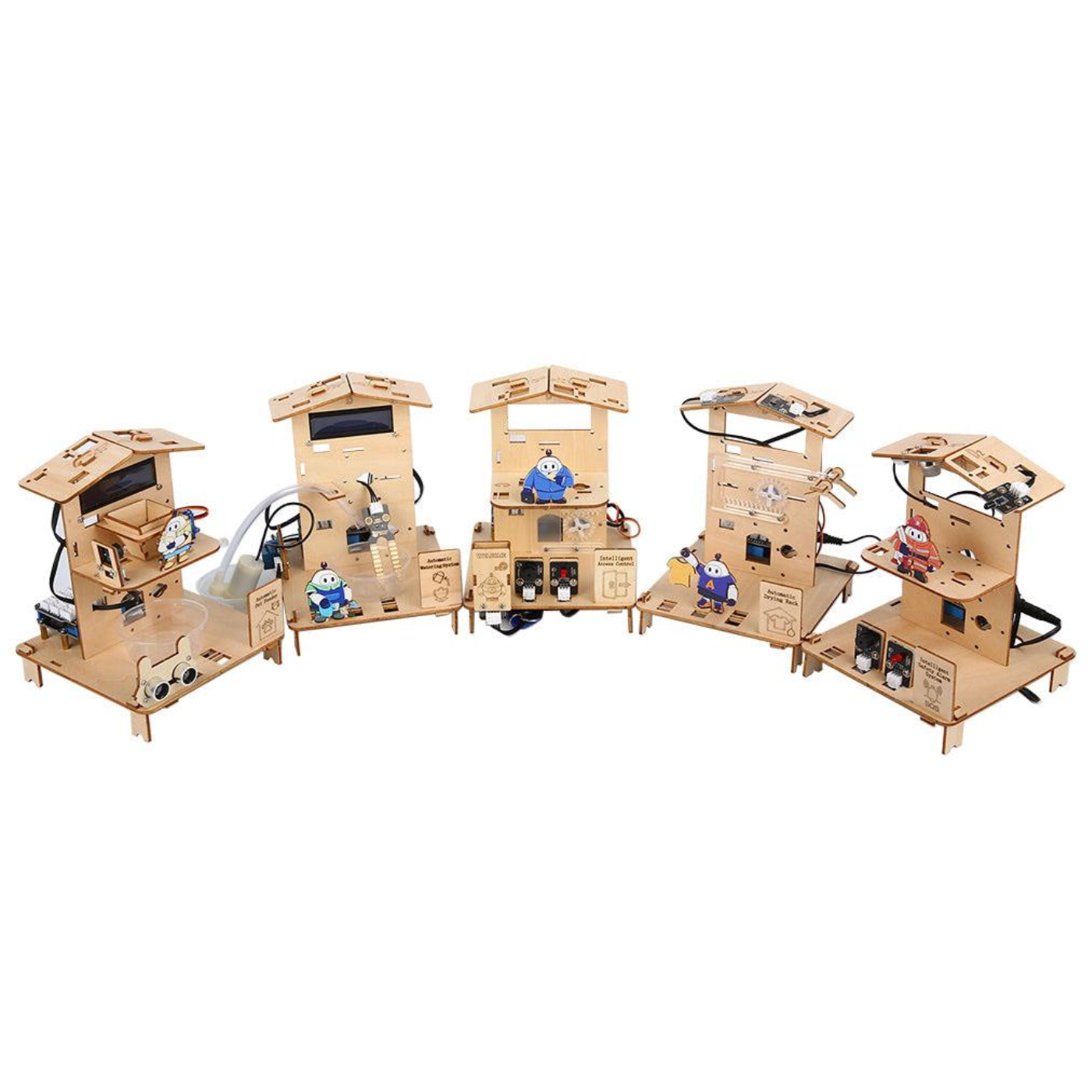 5-in-1 ACEBOTT ESP32 STEM School Smart Home Kit - Level 2 QE024