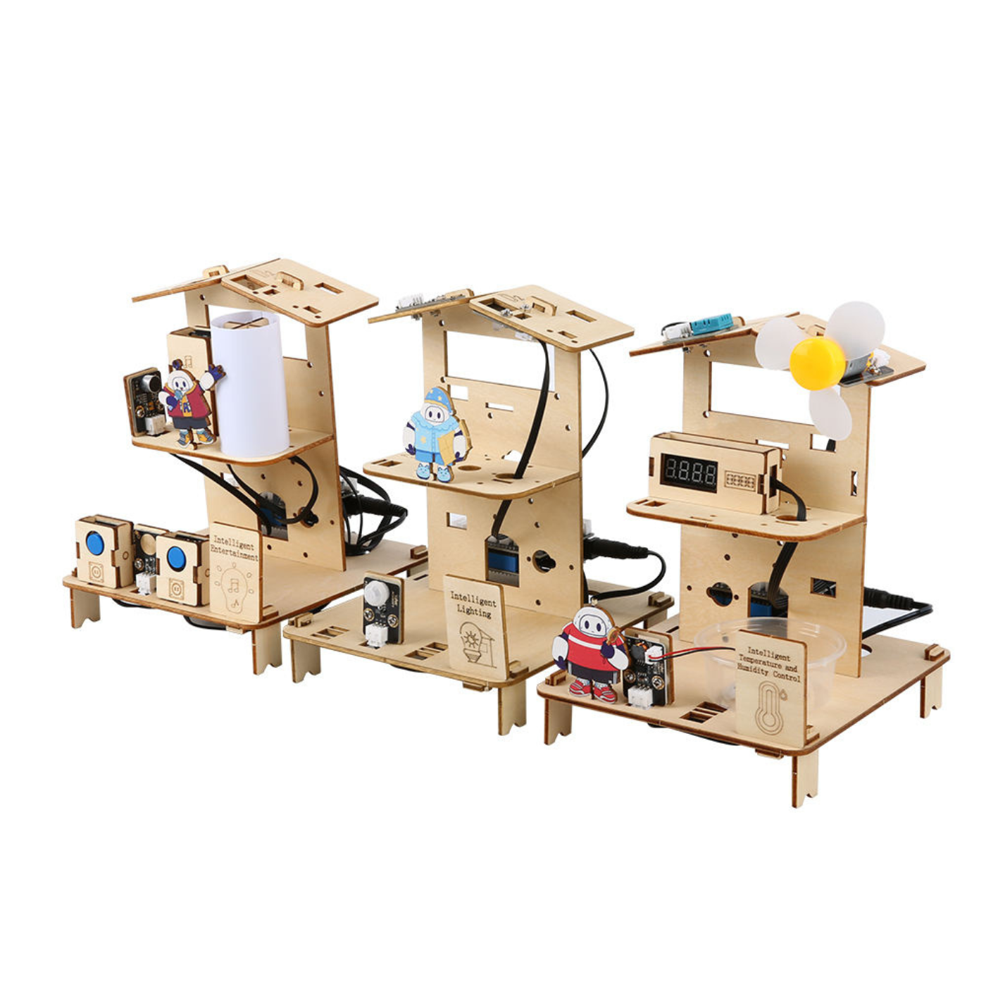 3-In-1 ACEBOTT ESP32 STEM School Smart Home Education Kit - Level 1 QE023