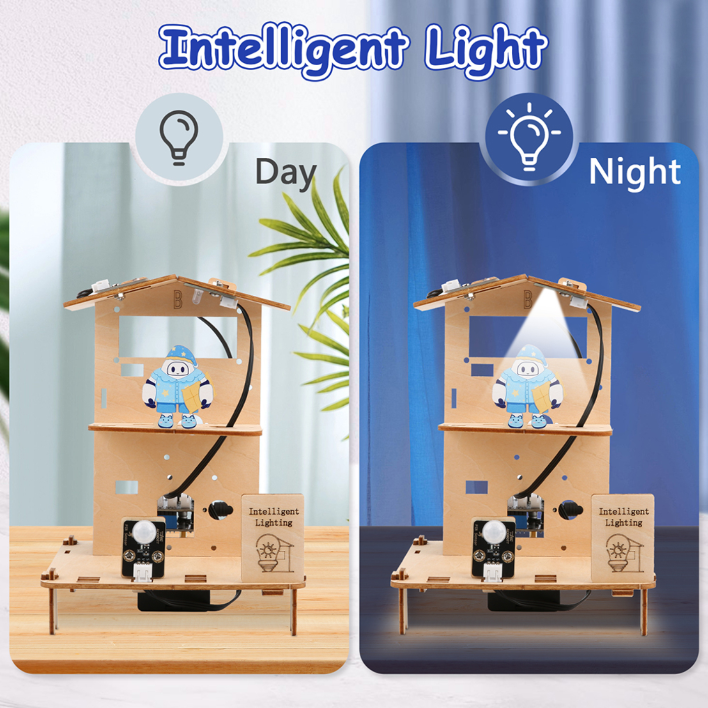 3-In-1 ACEBOTT ESP32 STEM School Smart Home Education Kit - Level 1 QE023