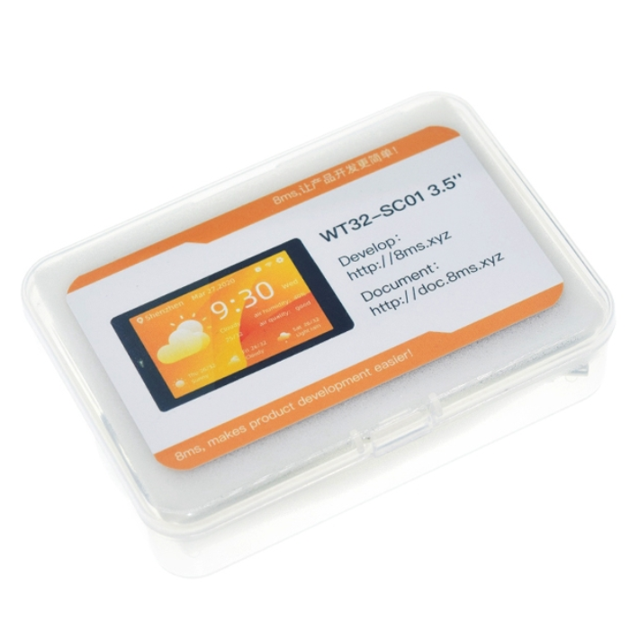 ELECROW ESP32 WT32-SC01 Development Board with 3.5in 320×480 Multi-Touch capactive Screen, Bluetooth & WiFi