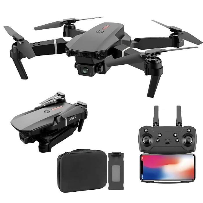 E99 PRO Foldable Drone with WiFi FPV HD Camera