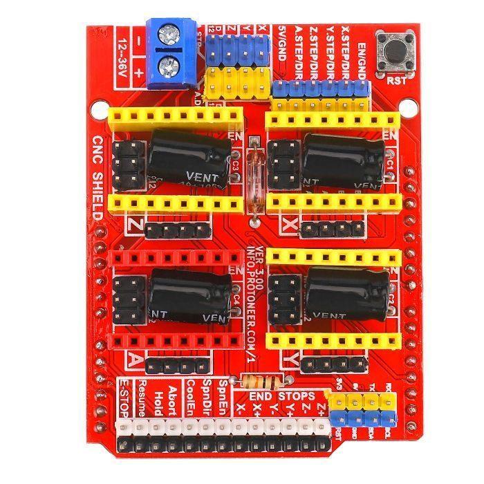 Iotcart CNC Shield V3.0 4-Axis Stepper Driver Board - Buy in India