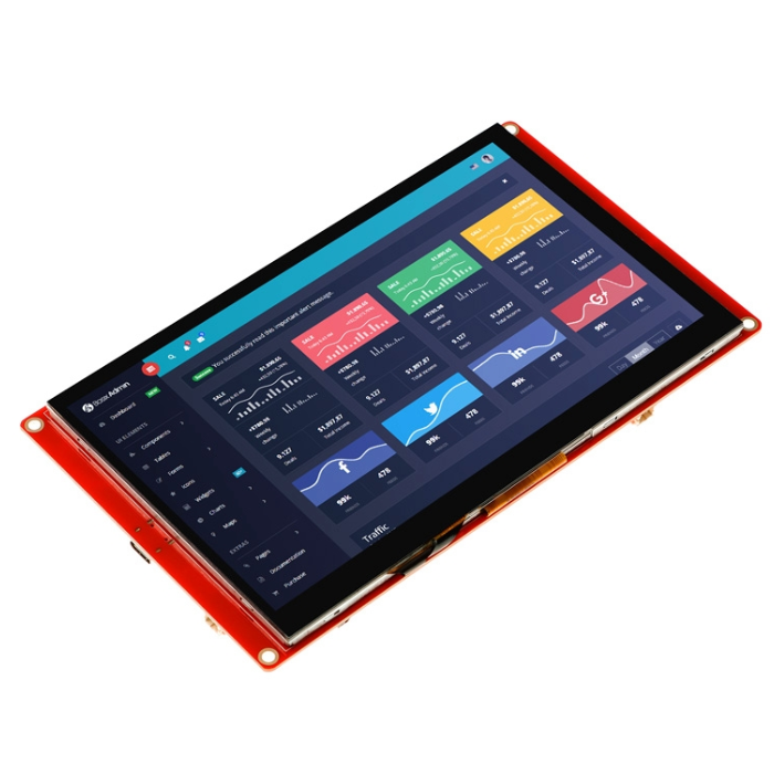 ELECROW ESP32 display 7.0 Inch HMI Display 800×480 RGB TFT LCD Touch Screen Compatible with Arduino/LVGL/PlatformIO/ Micropython with Acrylic Case