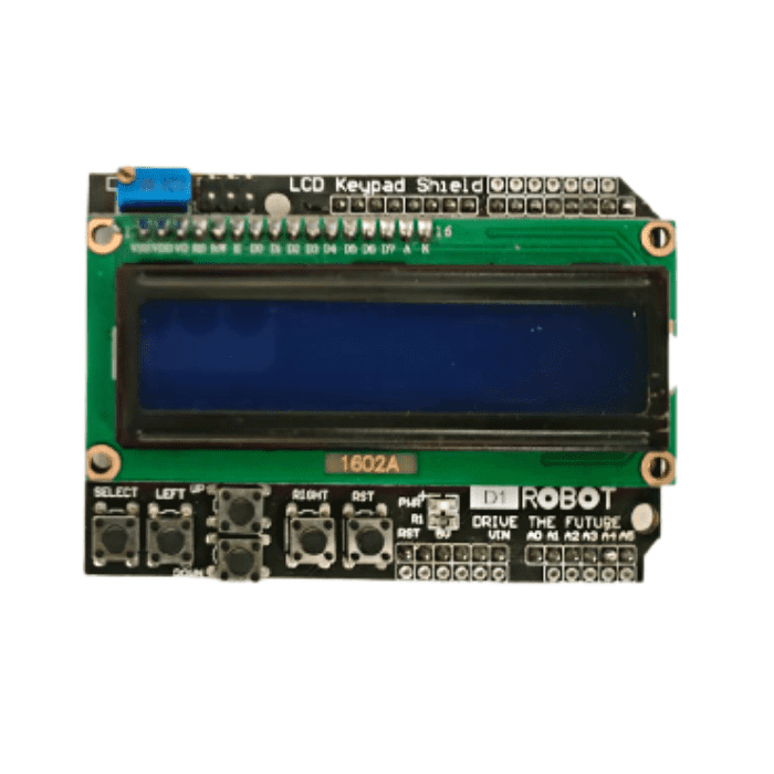 Iotcart Arduino 16X2 LCD Keypad Shield - Navigation & Display for Arduino UNO