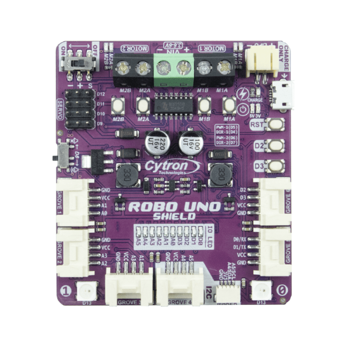 Cytron Robo Uno Shield for Arduino -The All-In-One Robotics Shield
