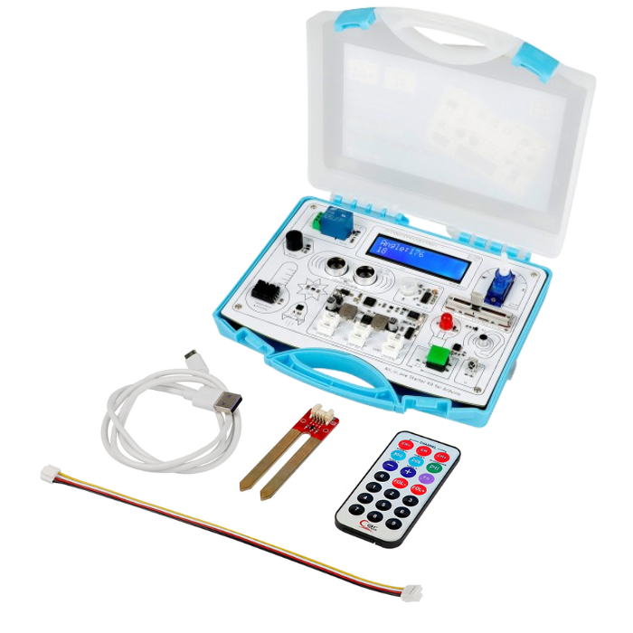 Elecrow All-in-One Starter Kit for Arduino with 15 Sensors and 21 Lessons