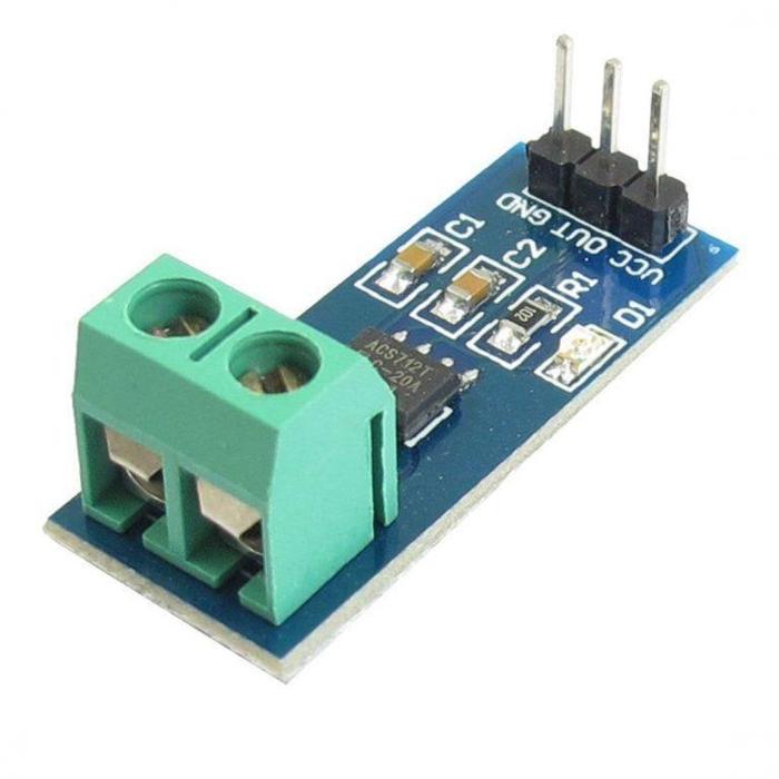 Buy ACS712ELC-20A 20A Hall Effect Current Sensor Module for Arduino & Raspberry Pi - IOT-2009