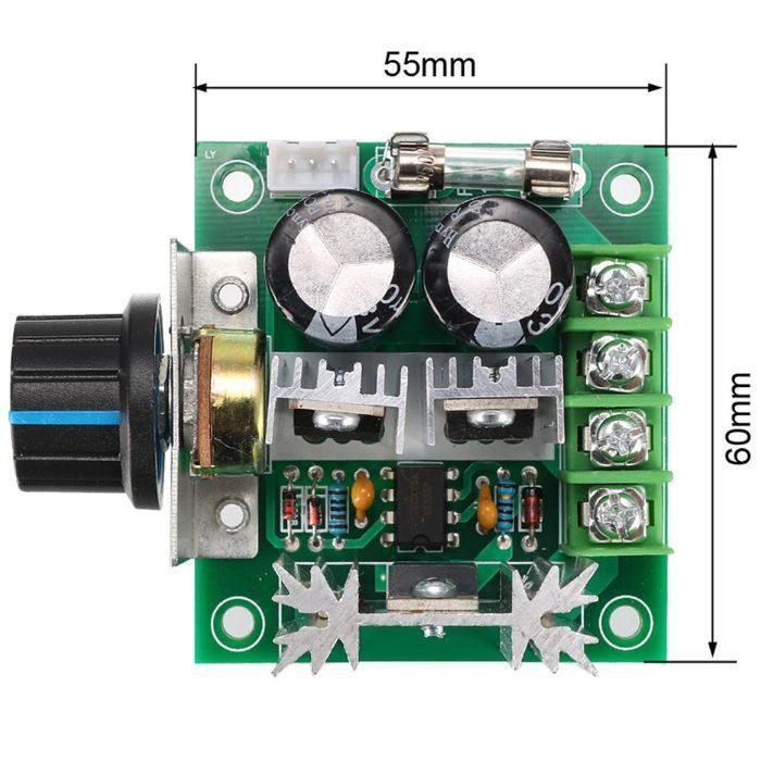 Iotcart SES-P-202 12V 10A PWM DC Motor Speed Controller - Buy Online in India
