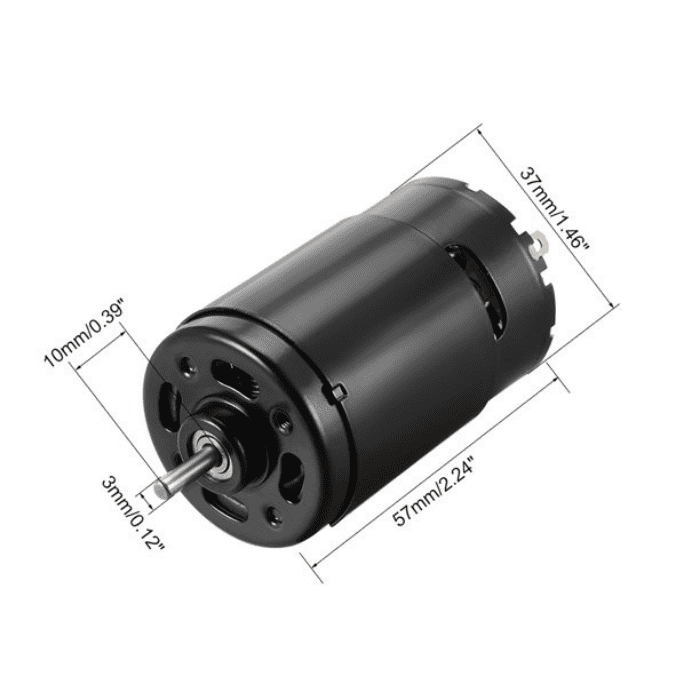 550 10400 RPM High Torque DC Motor